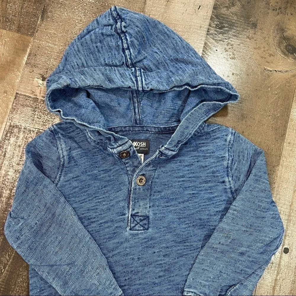 Oshkosh Hooded Henley size 3T
